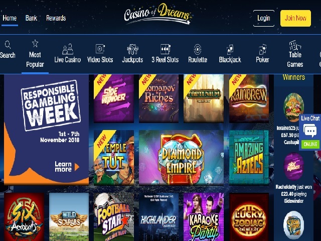 Casino Of Dreams Review
