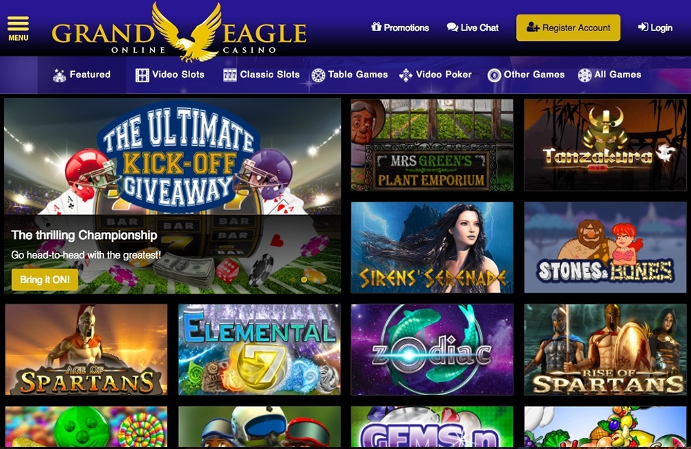 Grand Online Casino Code