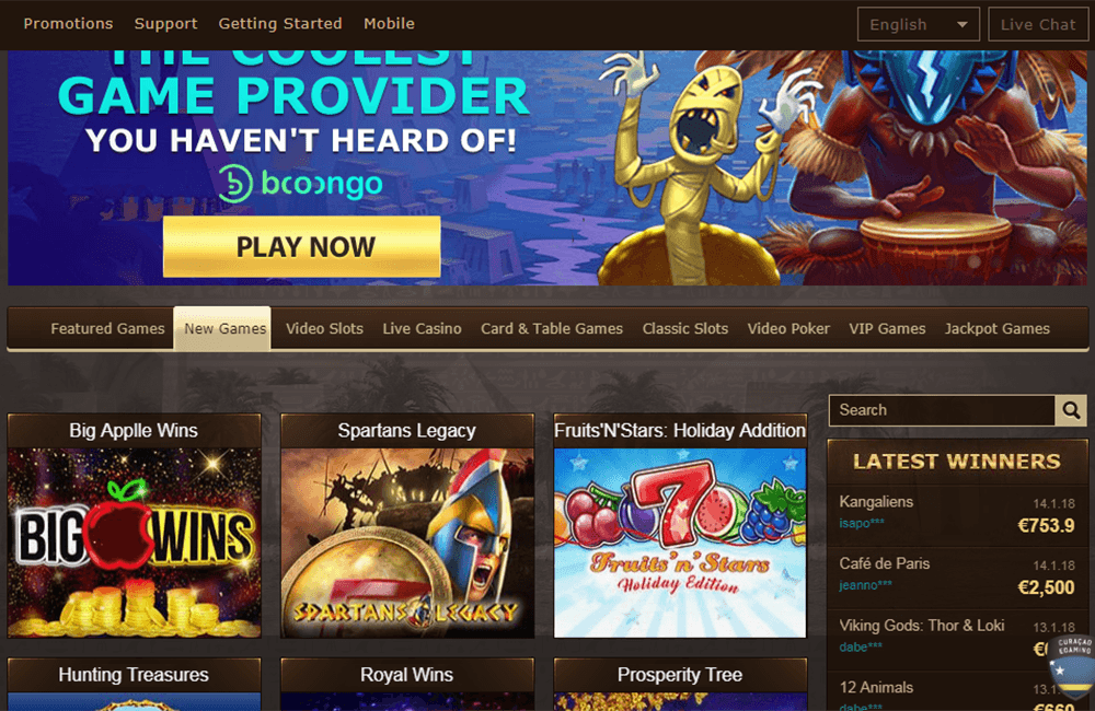 Osiris Online Casino