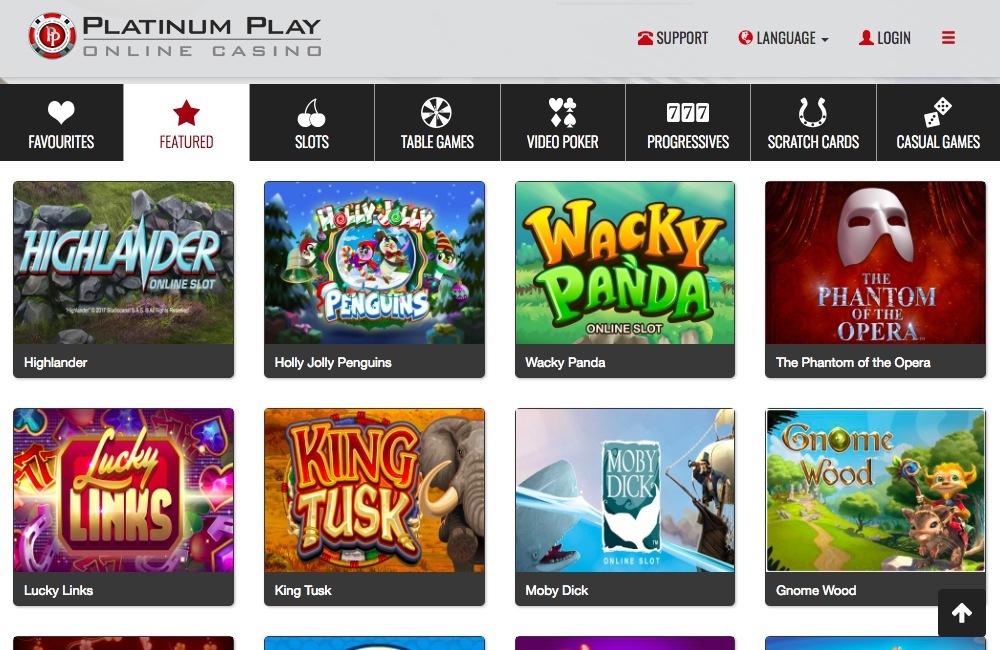 platinum play casino download free