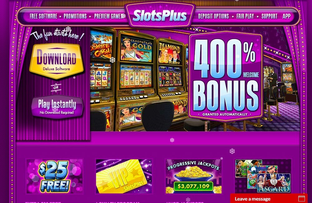 Slots Plus Bonus Codes