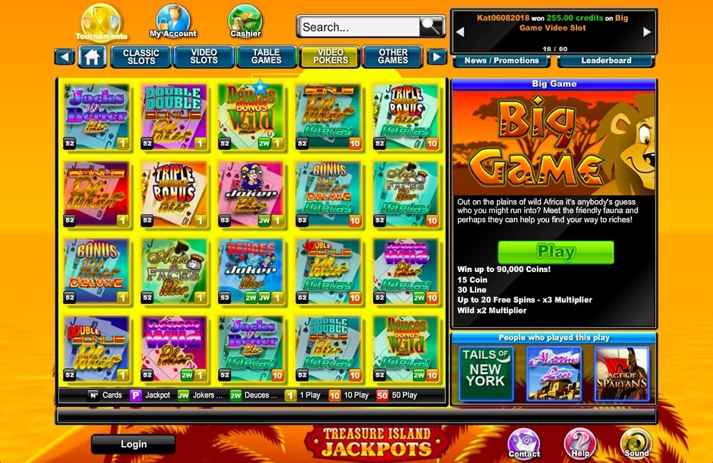 Treasure Island Online Casino