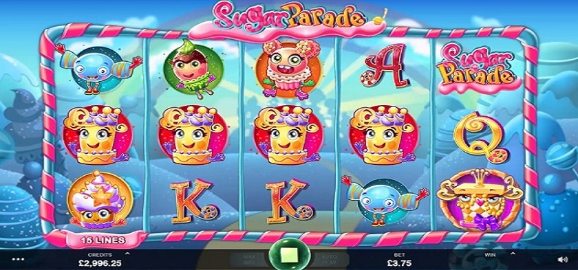 play sugar parade slot game